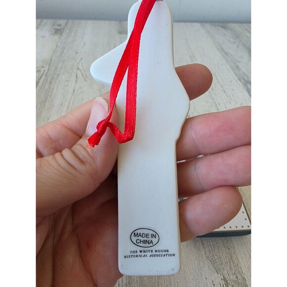 White House drum major guard porcelain ornament RARE corps historical associatio - Picture 4 of 6